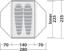 Robens Lodge 2 Tent -Nordisk Udendors Sport Butik 65000111 8