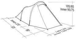 Robens Arch 2 Tent -Nordisk Udendors Sport Butik 65000114 6