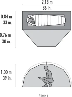 MSR Elixir™ 1 Tent -Nordisk Udendors Sport Butik 65000117 3
