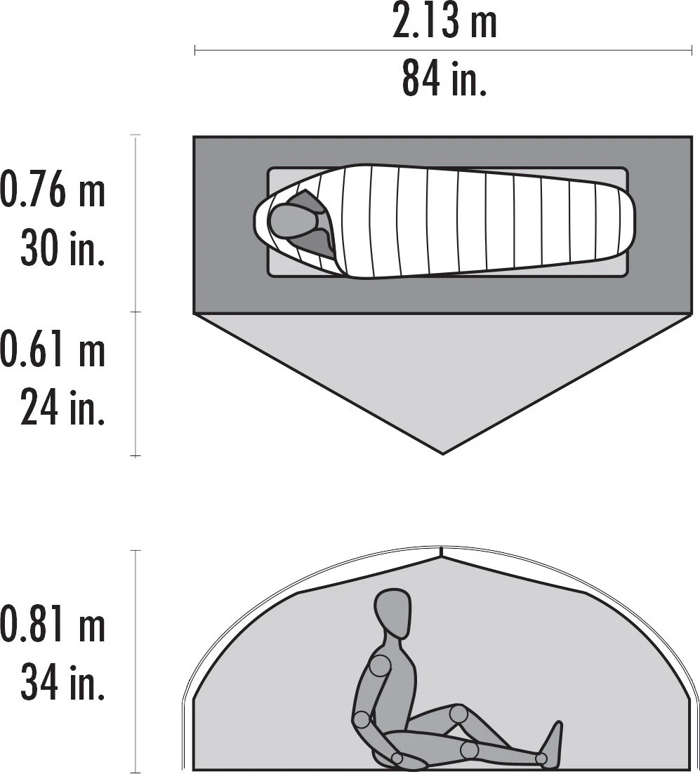 MSR Carbon Reflex™ 1 Ultralight Tent 3 MSR Carbon Reflex™ 1 Ultralight Tent - Billede 3