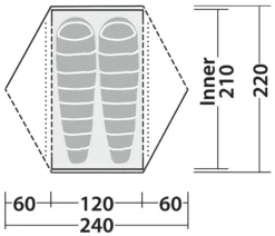 Robens Boulder 2 Tent -Nordisk Udendors Sport Butik 65000145 8