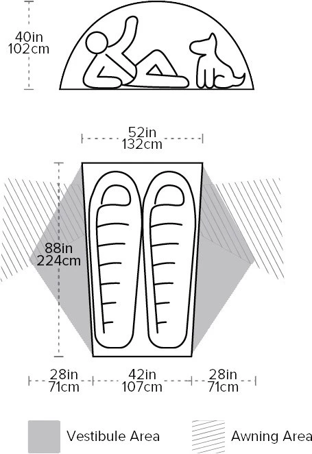Big Agnes Copper Spur HV UL2 Tent 7 Big Agnes Copper Spur HV UL2 Tent - Billede 7