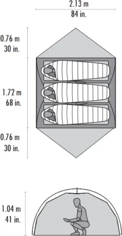 MSR Elixir™ 3 Tent -Nordisk Udendors Sport Butik 65100099 3