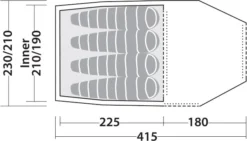 Robens Voyager Versa 4 Tent -Nordisk Udendors Sport Butik 65100121 8