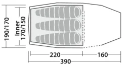Robens Pioneer 3EX Tent -Nordisk Udendors Sport Butik 65100123 8
