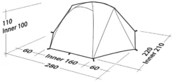 Robens Boulder 3 Tent -Nordisk Udendors Sport Butik 65100147 7
