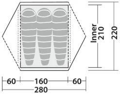 Robens Boulder 3 Tent -Nordisk Udendors Sport Butik 65100147 8