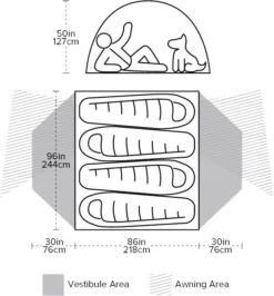 Big Agnes Copper Spur HV UL4 Tent -Nordisk Udendors Sport Butik 65100149 7