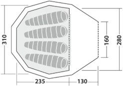Robens Green Cone 4 PRS Tent -Nordisk Udendors Sport Butik 65100159 8