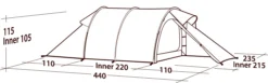 Robens Goshawk 4 Tent -Nordisk Udendors Sport Butik 65100161 7