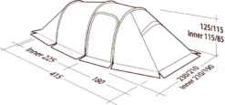 Robens Nordic Lynx 4 Tent -Nordisk Udendors Sport Butik 65100163 7
