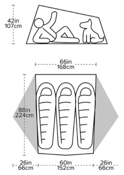 Big Agnes Tiger Wall UL3 Solution Dye Tent 8 Big Agnes Tiger Wall UL3 Solution Dye Tent -Nordisk Udendors Sport Butik 65100172 3