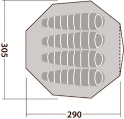Robens Klondike 4 S Tipi -Nordisk Udendors Sport Butik 65400037 9