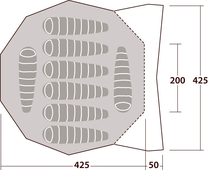 Robens Chinook Ursa 8 PRS Tipi 10 Robens Chinook Ursa 8 PRS Tipi - Billede 10