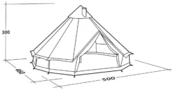 Robens Klondike 10 Grande PRS Tipi -Nordisk Udendors Sport Butik 65500029 6