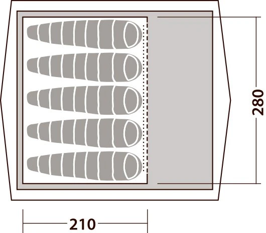 Robens Inner Tent Prospector Castle 9 Robens Inner Tent Prospector Castle - Billede 9