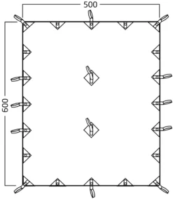 Nordisk Kari 30 M2 Basic Cotton Tarp -Nordisk Udendors Sport Butik 66000086 9