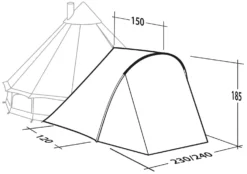 Robens Tipi Extension PRS 11 Robens Tipi Extension PRS -Nordisk Udendors Sport Butik 67100010 4