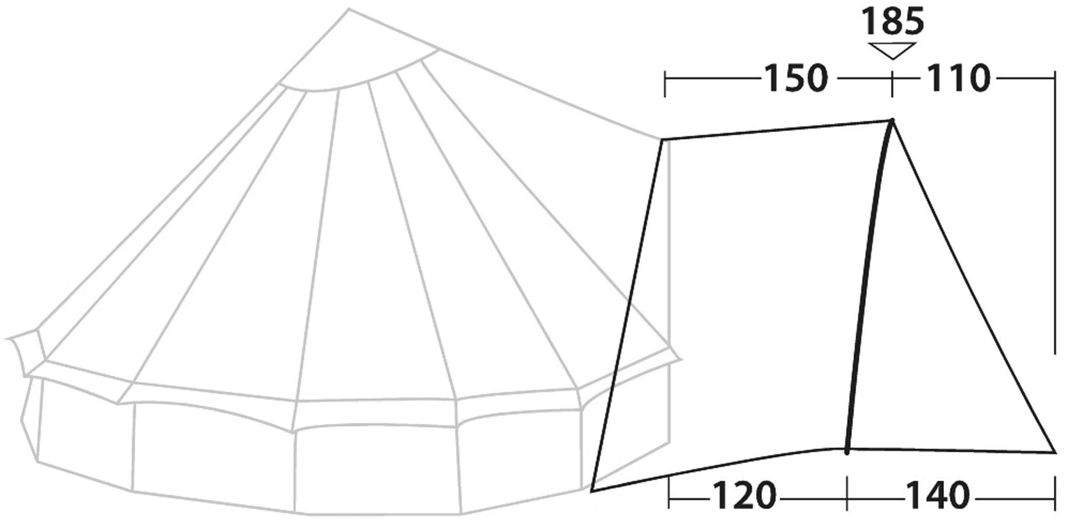 Robens Tipi Extension PRS 7 Robens Tipi Extension PRS - Billede 7